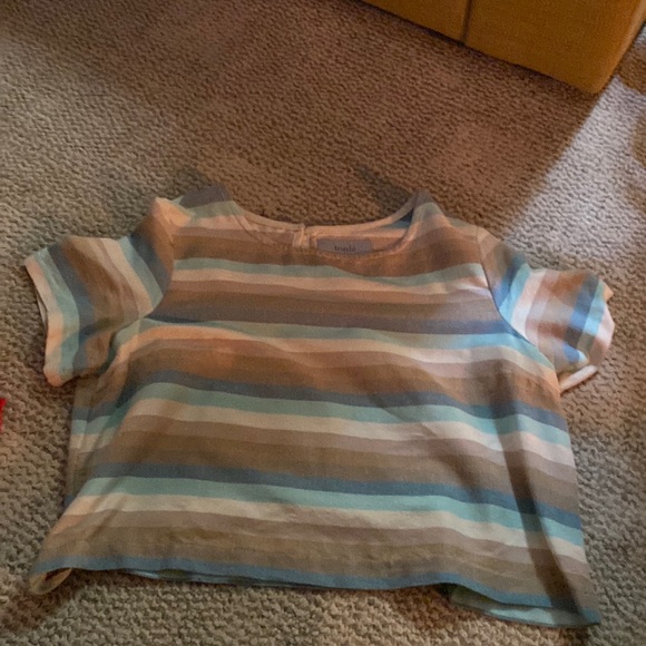 tonle Tops - Tonlé X-Large striped shirt for women